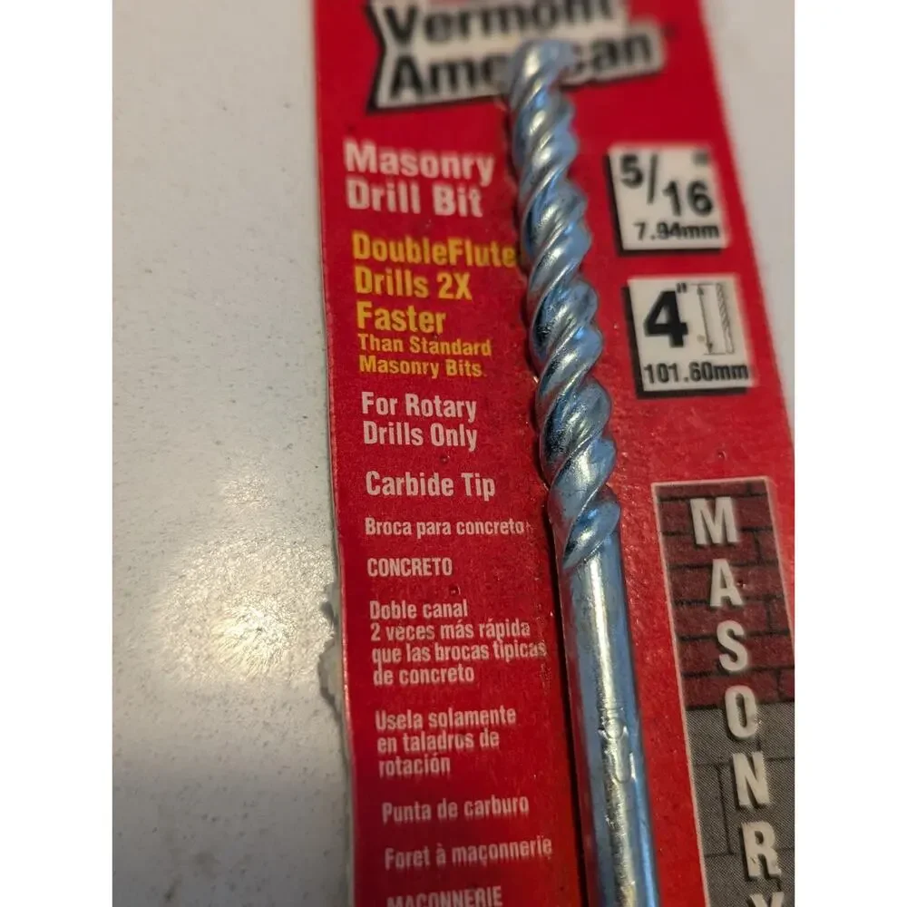 Vermont American Masonry Drill Bit 14005, 5/16